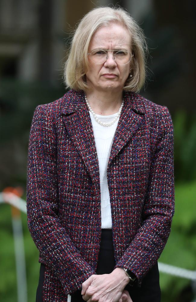 Dr Jeannette Young at Parliament. Picture: Annette Dew