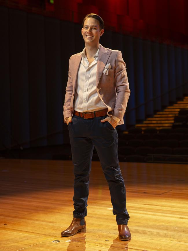 Brisbane musical theatre star Alex Woodward. Photo: Russell Shakespeare