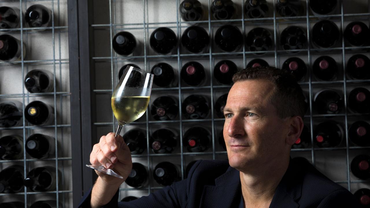 Sunshine Coast wine guru Travis Schultz puts pinot gris in the ...