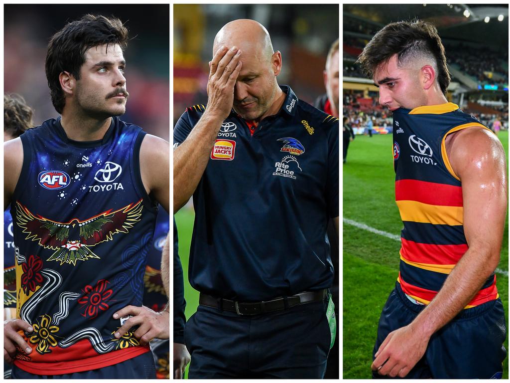 The Adelaide Crows have had a horror year after a promising 2023 campaign.