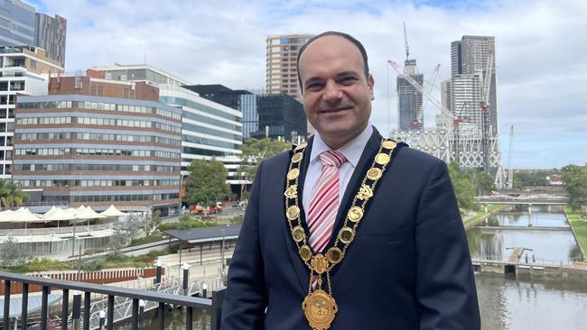 Parramatta Lord Mayor Martin Zaiter in the CBD.