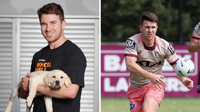 Brisbane Broncos player Jock Madden was confirmed single by fellow teammate Patty Carrigan. Pictures (L to R): Lachie Millard / Liam Kidston