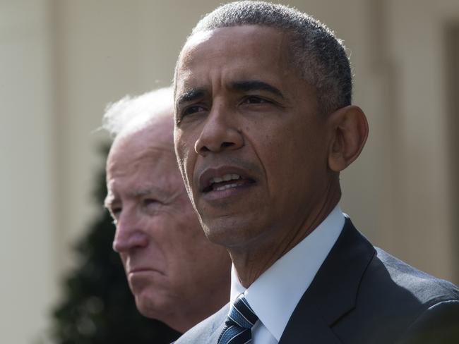 US President Barack Obama said he will do all he can to ensure peaceful transition of power to his successor Donald Trump. Picture: Nicholas Kamm/AFP