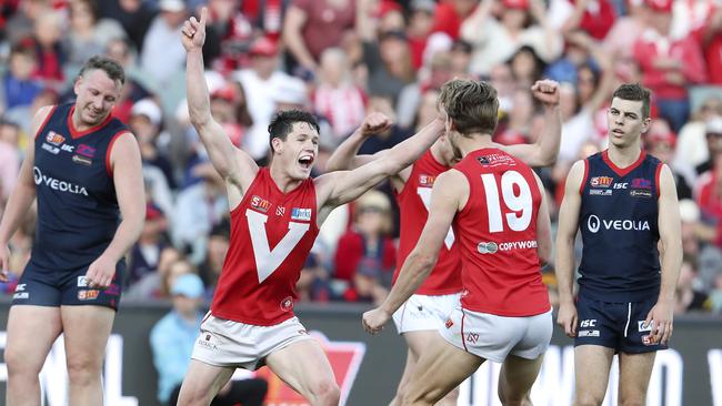 The SANFL programs its grand final a week before the AFL finale and then work back with its program. Picture: Sarah Reed