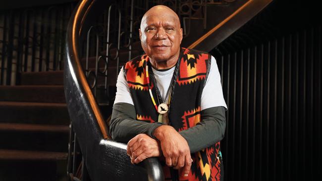 Australian singer-songwriter Archie Roach, photographed in Melbourne in August 2019 ahead of the National Indigenous Music Awards in Darwin. Picture: Aaron Francis