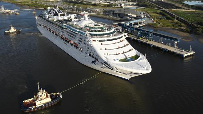 P &amp; O’s Pacific Explorer will arrive in Cairns at 9am on Saturday. (Picture: James Morgan/Getty Images for P &amp; O Australia)