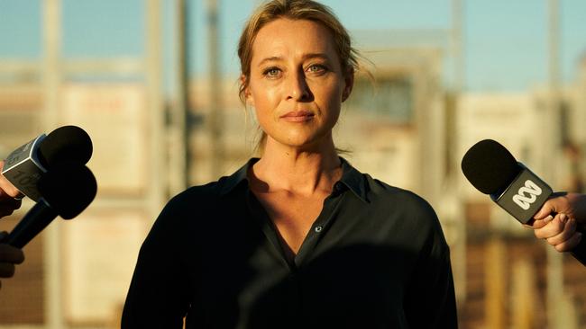 Asher Keddie on the South Australian set of ABC refugee drama, Stateless.