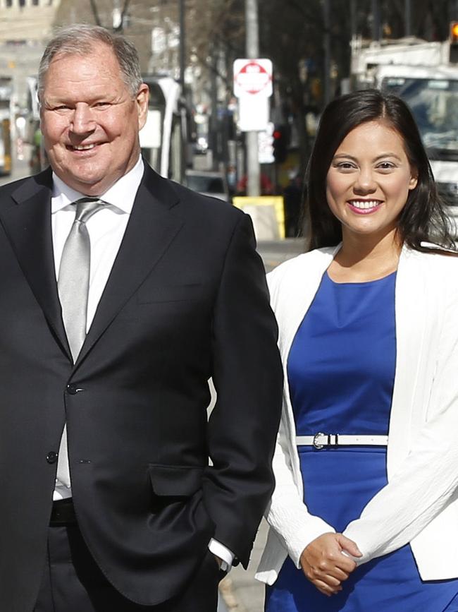 Mr Doyle with Tessa Sullivan. Picture: David Caird