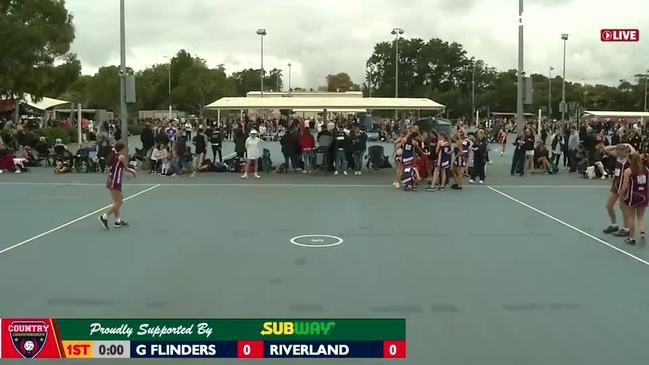 REPLAY: SA Country Netball Championships - Riverland vs Great Flinders (Under 15 Yellow) - Court 5