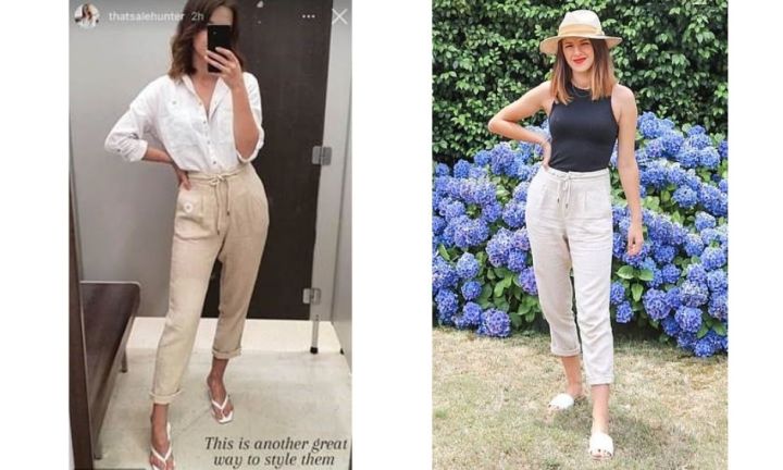 Kmart $15 linen pants fashion bloggers calll a must-have for summer