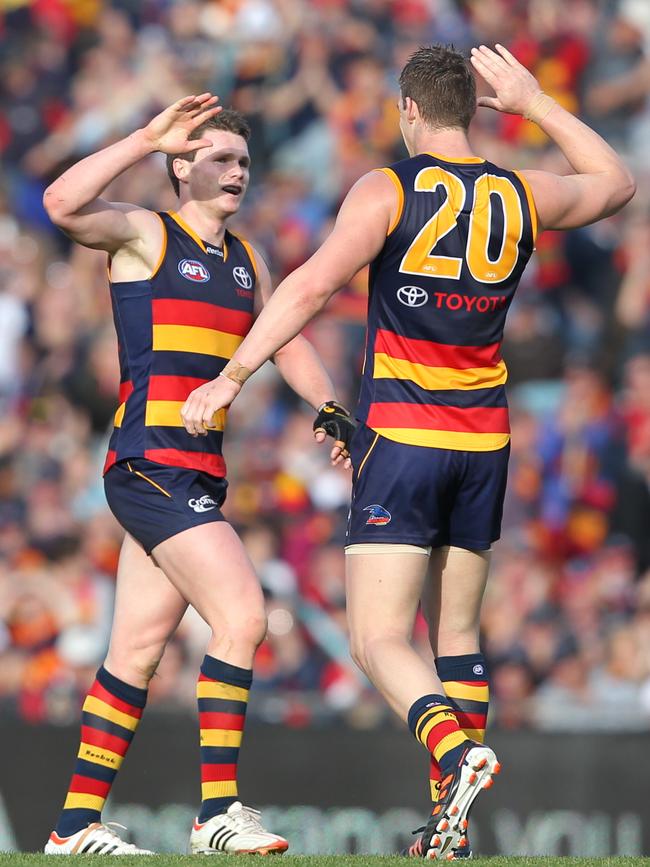 Jenkins and Patrick Dangerfield struck up a friendship when the pair was at Adelaide.