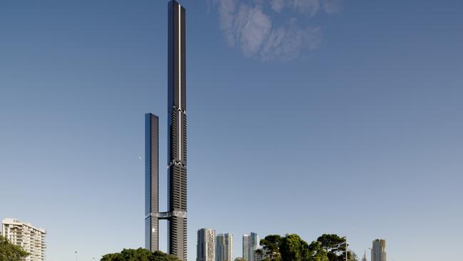 The towers, if built, will become the tallest in Australia. Picture: Supplied.