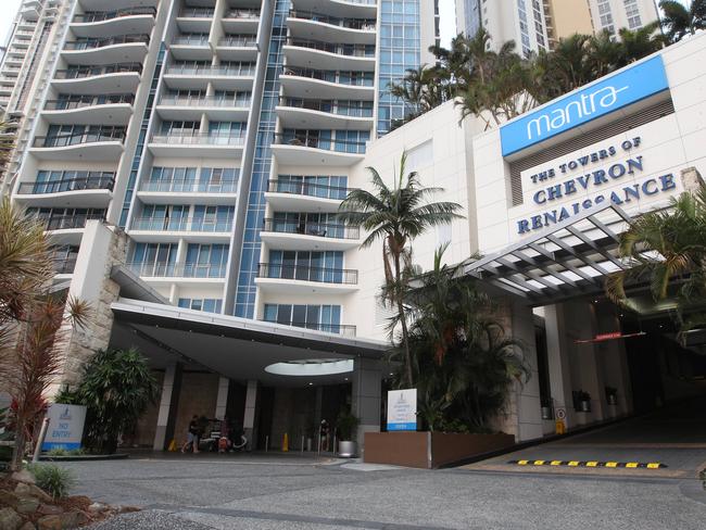 Surfers Paradise-based Holiday Holiday, which handles unit bookings for buildings including Chevron Renaissance, is offering ‘self-quarantine accommodation’ packages to travellers, health care and emergency service workers. Picture: Mike Batterham