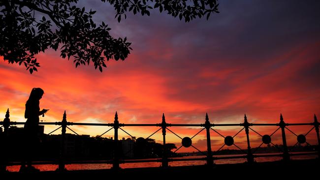 A cool southerly blast has sent temperatures plummeting. Picture: John Grainger