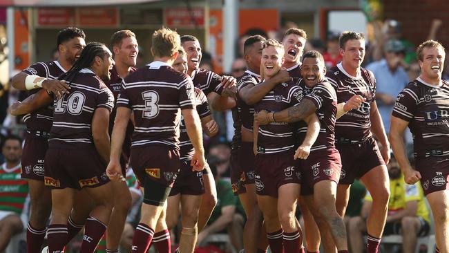 The Sea Eagles are on target for a top four finish. Picture: AAP