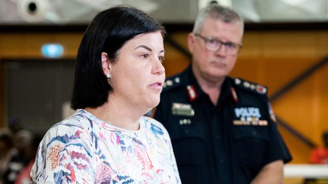 Police Commissioner Jamie Chalker is seeking an order compelling Chief Minister Natasha Fyles to provide particulars of ‘four allegations’ made in a letter. Picture: Pema Tamang