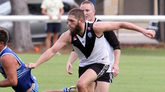 Alex Brackstone in action for the Chics. Picture: Adelaide Footy League