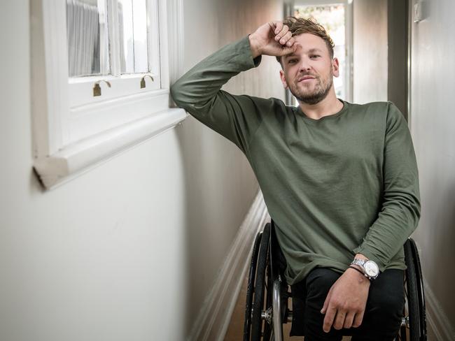 Dylan Alcott. Olympian Dylan Alcott has recently written a book "Able: Gold Medals, Grand Slams and Smashing Glass Ceilings" about his life with disability.Picture: Eugene Hyland