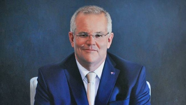 ‘Australia’s pledge is clear: if we find the vaccine, we will share it. That’s the pledge we all must make’: Scott Morrison. Picture: Ross Townsend's portrait