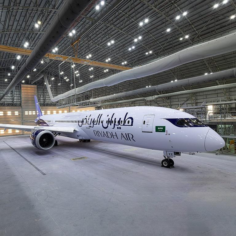 The company is reportedly set to receive only four 787 Dreamliner wide-body aircraft in 2025, instead of the expected eight carriers from embattled aerospace company Boeing. Picture: Instagram/ Riyadh Air