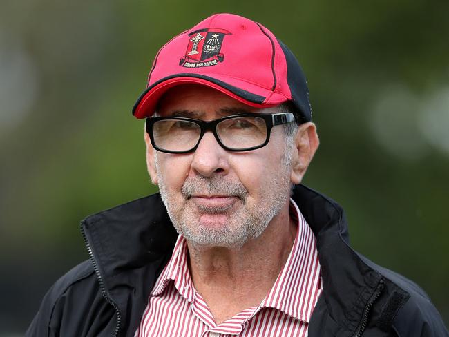 First XV Terrace coach Tom Barker during the Ipswich Grammar vs Terrace game. Picture: Liam Kidston