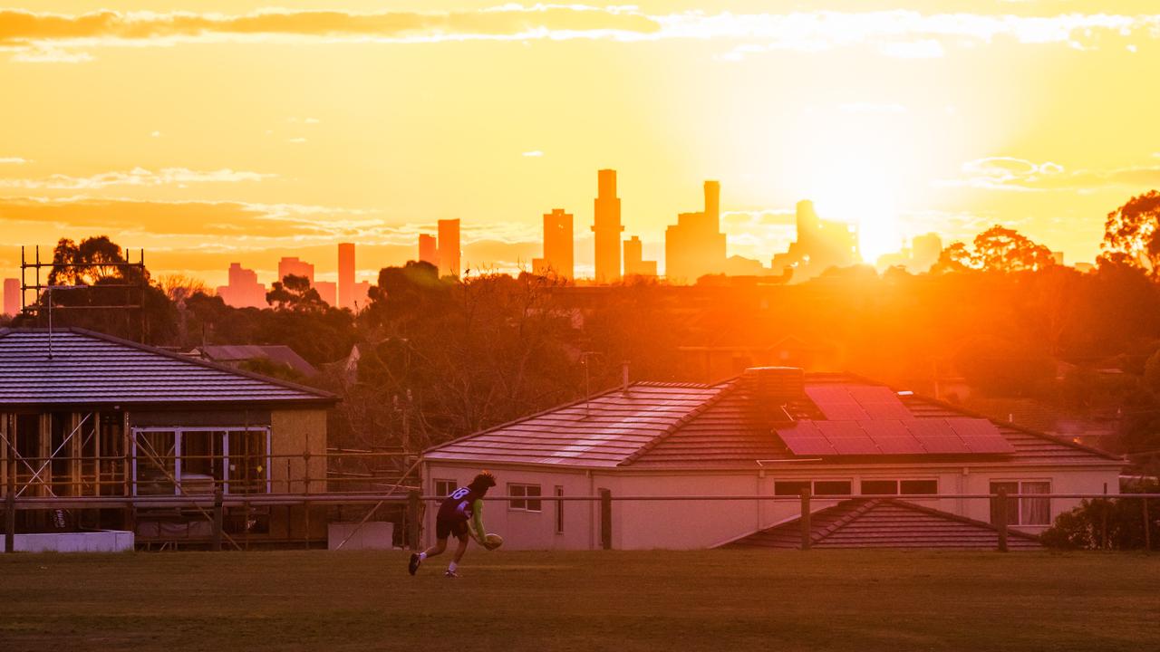 Solar energy from WA could be used to power homes in the eastern states in the evening when demand is at its peak. Picture: Jason Edwards