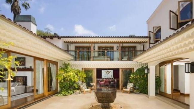 The home has a central courtyard among its many luxury features. Picture: Supplied. 