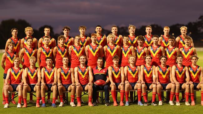 South Australia’s under-18 boys team. Picture: Cory Sutton/SANFL