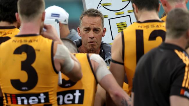 Hawthorn coach Alastair Clarkson has been outspoken on umpiring. Picture: Phil Hillyard