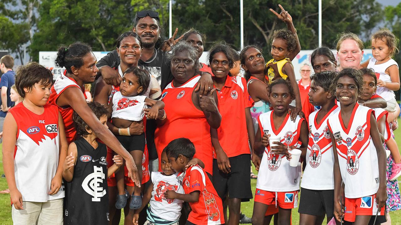 Waratah vs PINT in the 2022-23 NTFL womenÃ&#149;s grand final. Picture: PEMA TAMANG Pakhrin