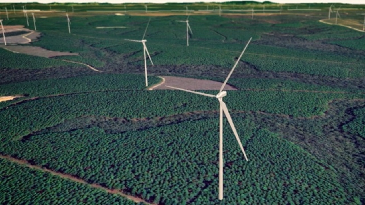 Once finished the Forest Wind farm will generate 1200MW of renewable energy.