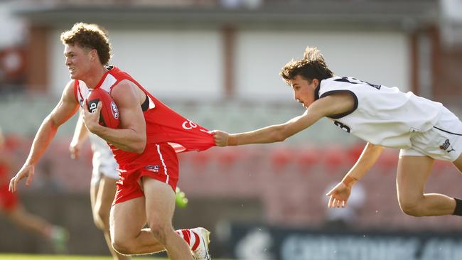 Tyler Norton had another good game in defence for the Young Guns. Picture: Getty Images