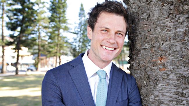 Dr Nick Fuller at Collaroy Beach. Adam Yip/ Manly Daily