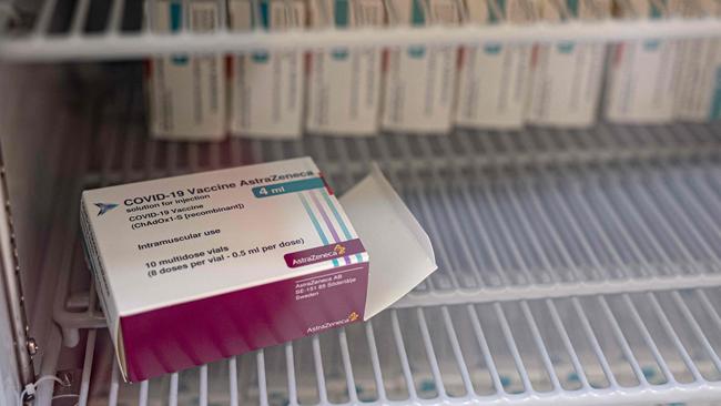 The AstraZeneca vaccine has been withdrawn globally. Picture: Oli Scarff/AFP