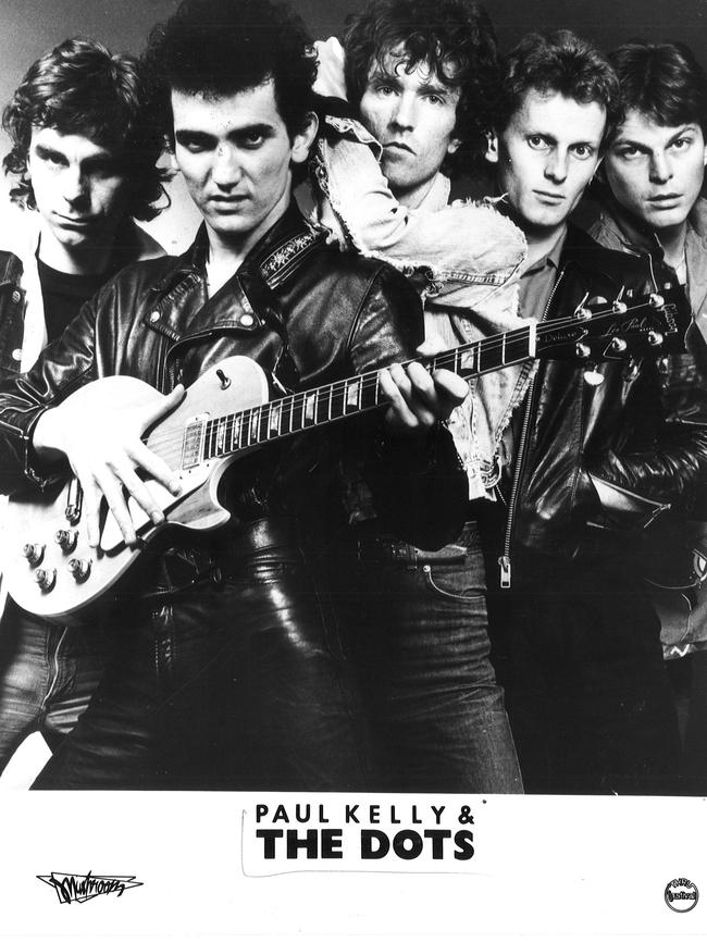 Paul Kelly and The Dots promo shot from 1981.