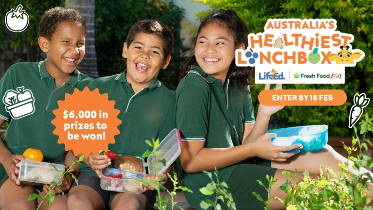 The search for Australia's Healthiest Lunch Box is on, with entries closing on February 18, 2023. Picture: LifeEd