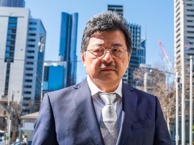 MELBOURNE, AUSTRALIA - SEPTEMBER 11: TPG CEO David Teoh arrives to court` on September 11, 2019 in Melbourne, Australia. David Teoh is giving evidence as part of the case between Vodafone and the Australian Competition and Consumer Commission (ACCC) in the Federal Court. Vodafone is challenging the ACCC's move to stop the $15 billion merger between TPG Telecom and Vodafone Hutchison Australia in May 2019. (Photo by Asanka Ratnayake/Getty Images)