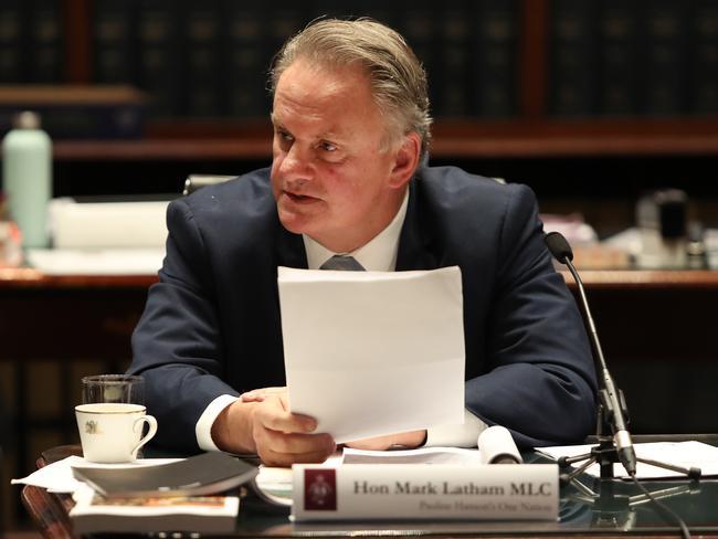 One Nation’s Mark Latham. Picture: Richard Dobson