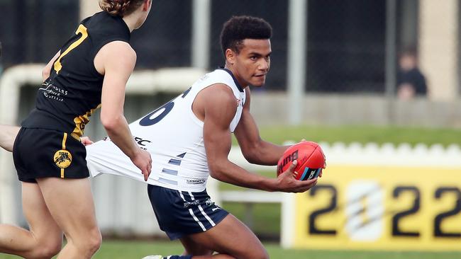 South Adelaide league best-and-fairest winner Benny Barrett in action during last Saturday's semi-final. Picture: SANFL/Peter Argent