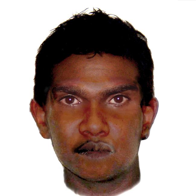 COMFIT image of the alleged offender in the December 29, 2021 robbery. Picture: NTPFES