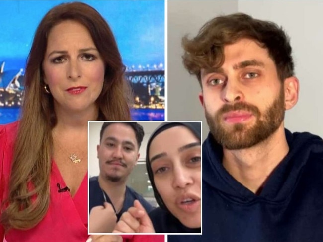 An Israeli content creator has spoken for the first time since he was threatened by two Sydney nurses.