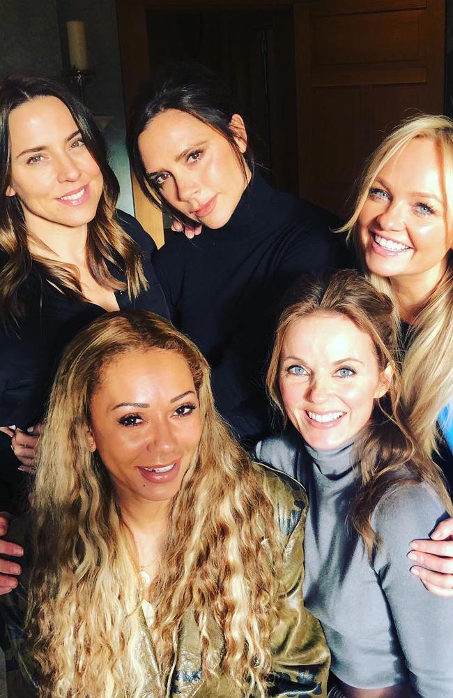 The Spice Girls reunited. Picture: Instagram @emmaleebunton