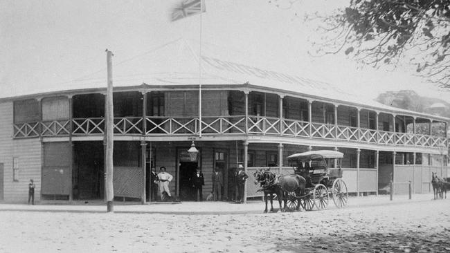 The original Criterion Hotel in 1902, the year before the premises was flayed by Cyclone Leonta. Picture: Townsville City Libraries.