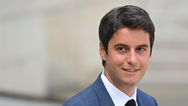 Gabriel Attal has become France’s youngest head of government. Picture: AFP