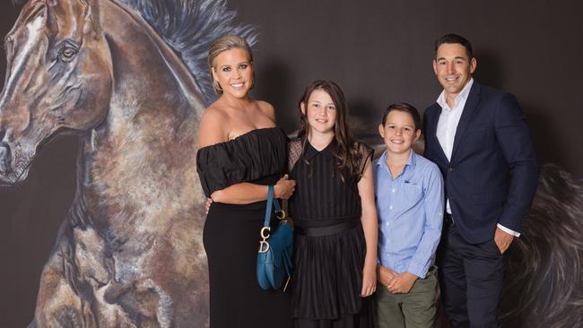 Nicole, Tyla, Jake and Billy Slater at The Stables Collection in 2021. Picture: Mike Tarr