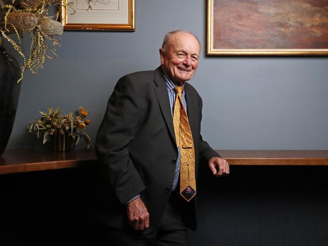 Pictured arriving at the Harvey Norman AGM at Doltone House in Sydney is Harvey Norman director Gerry Harvey.Picture: Richard Dobson