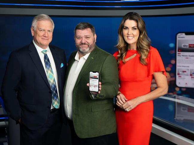 EMBARGO 9pm AEDT Sunday, December 3,  2023 - (L-R) Sky News presenters Andrew Bolt, Paul Murray & Peta Credlin