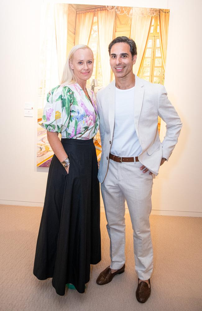 Alison Kubler with her artist husband Michael Zavros