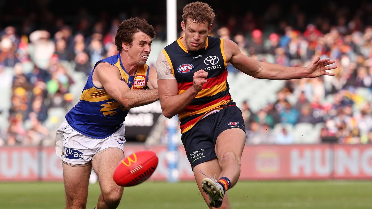 The Crows have dropped off the pace after a solid start to the season. Picture: Sarah Reed/AFL Photos