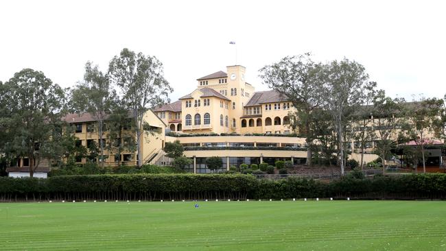 Brisbane Boys’ College in Toowong is one of the most prestigious schools in the state. Picture: AAP/Steve Pohlner